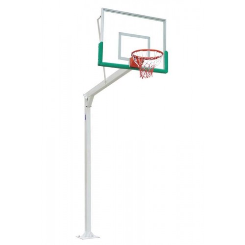 Basketball set with tempered glass backboards, hoop and nets