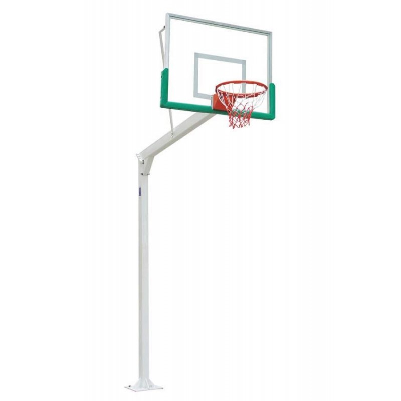 Basketball set with tempered glass backboards, hoop and nets AmayaSport