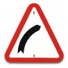 Traffic panel- Bend to right