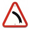 Traffic panel- Bend to left
