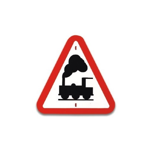 Traffic panel-Railway crossing