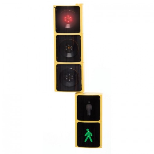 Traffic light. Set composed by a vehicle traffic light and a pedestrian traffic light.