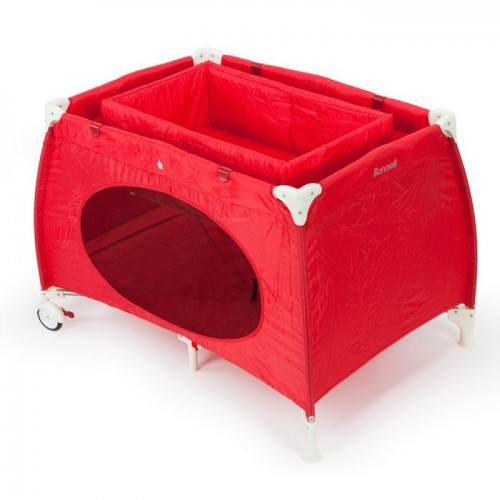 Play pen with cradle