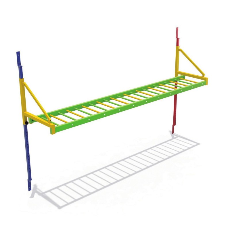 Escalera de braquiación pared