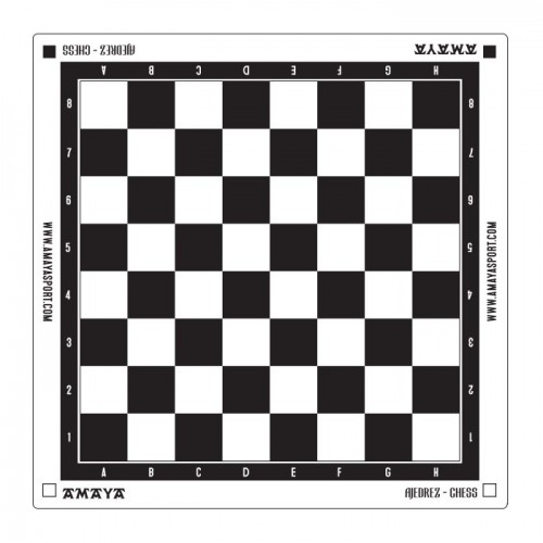 Plastic chess board