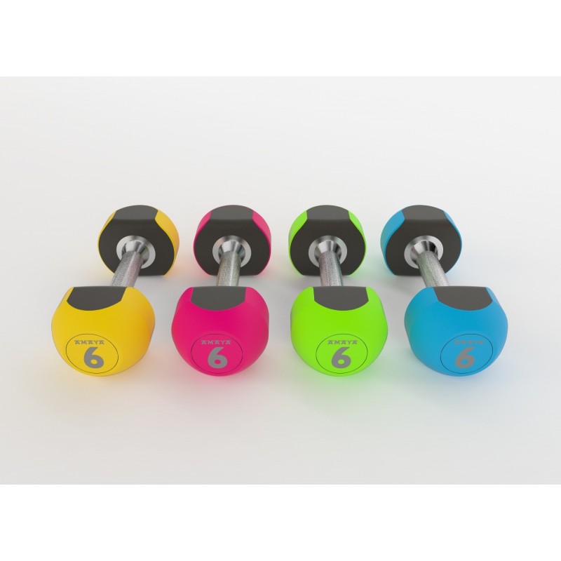 URETHANE TWO-TONE DUMBBELLS