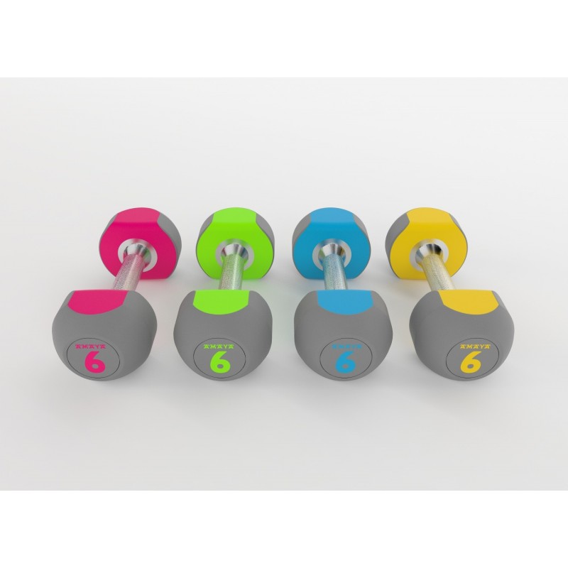 URETHANE TWO-TONE DUMBBELLS