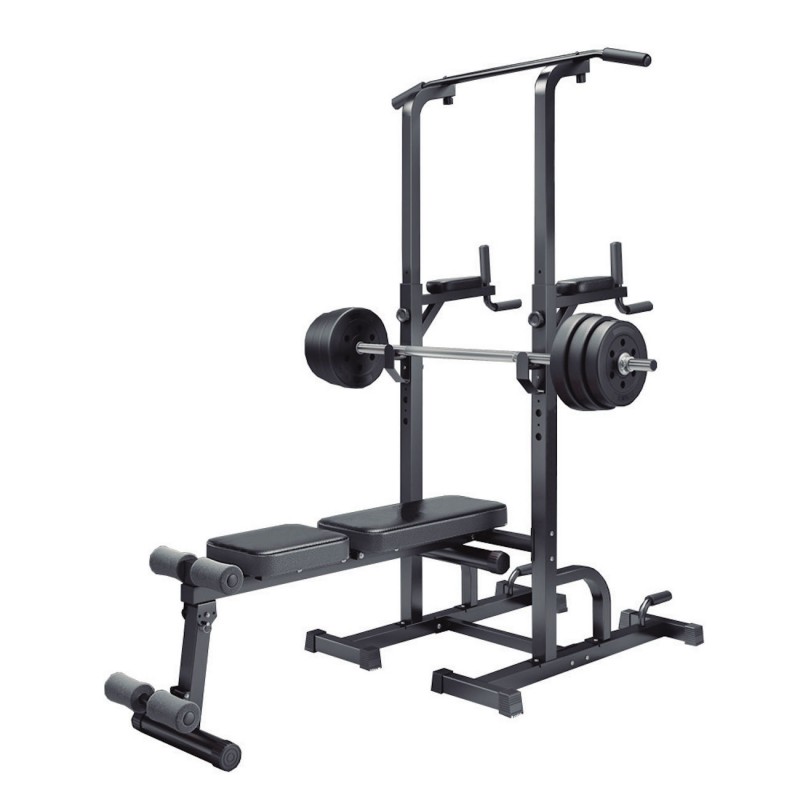 Weight Bench Chin Up Rack