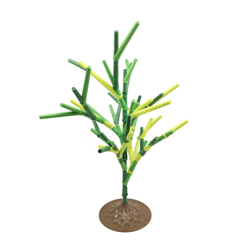 Árbol construcción Fantasy Verde, 55 piezas