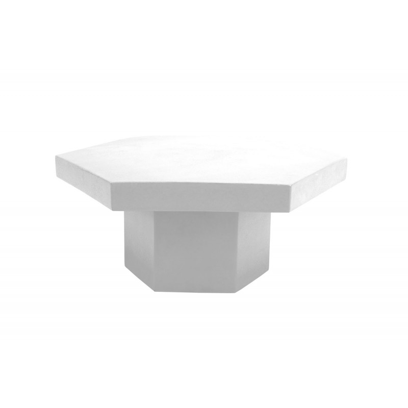 Hexagonal table with stand 100x100x45cm