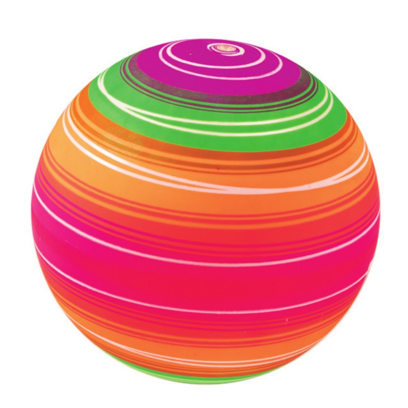 Rainbow decorated ball