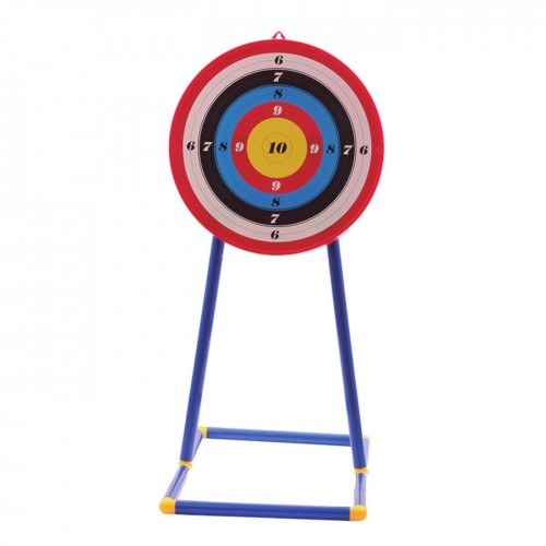 Target with holder for arrows with sucker