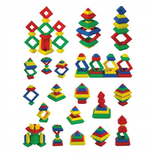 Pyramidal architectures construction game