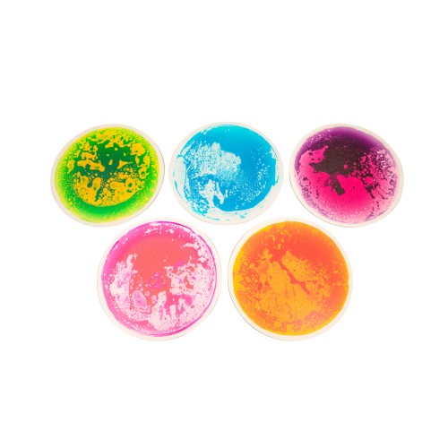 Liquid Sensory Floor Circles, Diameter 50 cm. Set 5 Units
