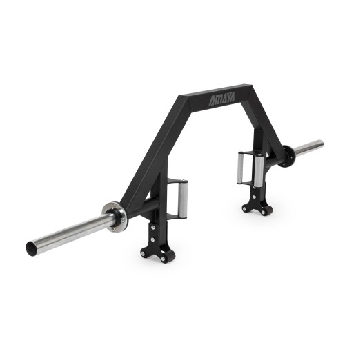 Open deadlift black bar