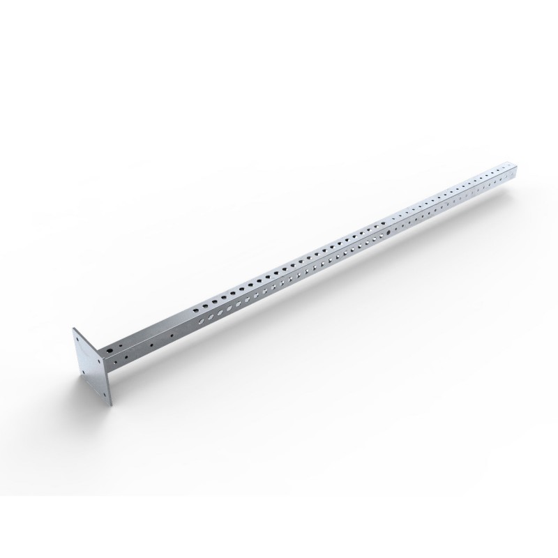 360cm (12Ft) Straight Galvanized Column for Outdoor Use