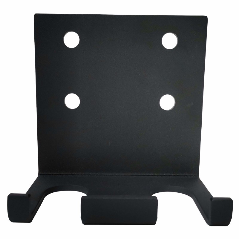 Vertical wall mount for two Olympic bars