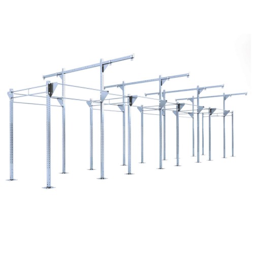 Galvanized functional structure E6 E7 for outdoor use