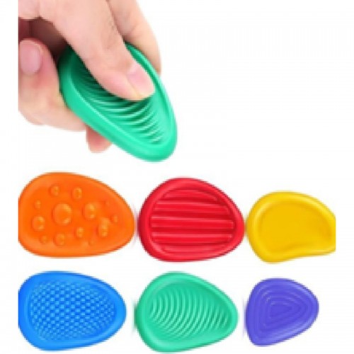 Silicone Sensory Stones - Set of 6