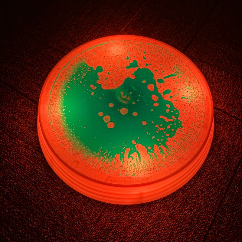 Bases Redondas Sensoriales con Líquido e Iluminación LED - Set de 6