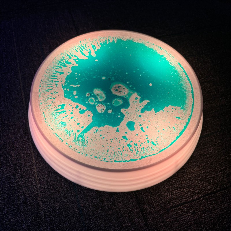 Bases Redondas Sensoriales con Líquido e Iluminación LED - Set de 6