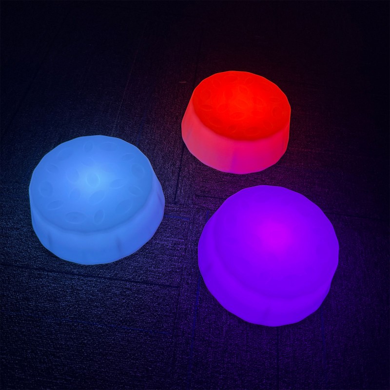 Bases Redondas con Iluminación LED – Set de 6