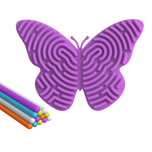 Sensory activity board BUTTERFLY (15,5x20x1.5cm)
