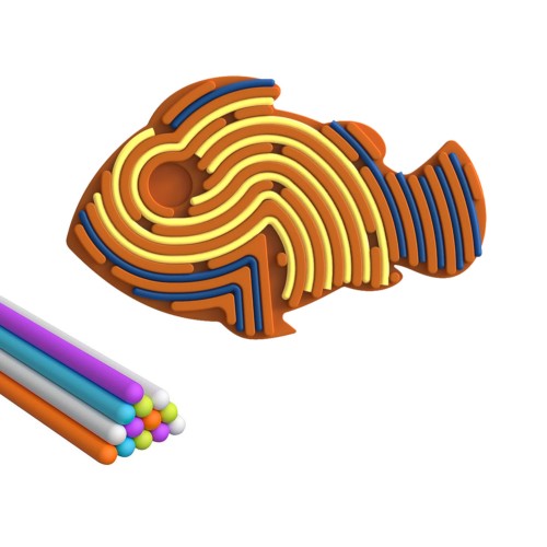 Tablero de actividades sensoriales PEZ