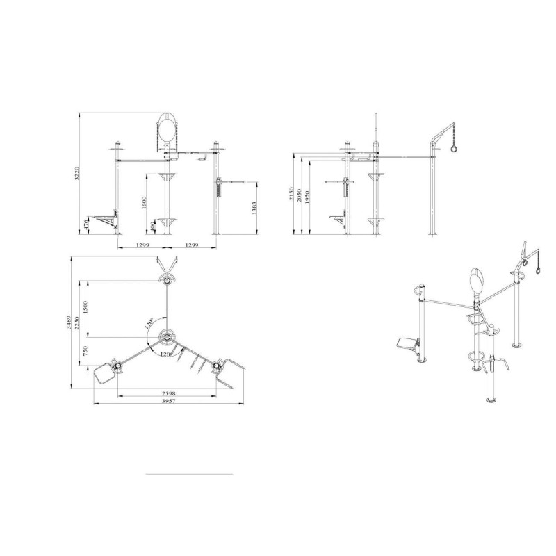 Outdoor funcional training set 1