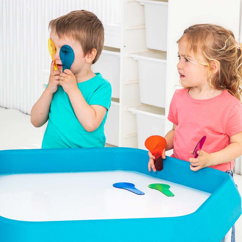 Transparent color palettes