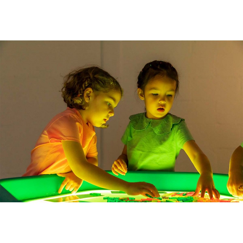Bandeja sensorial Led Tuff Tray con soporte ajustable