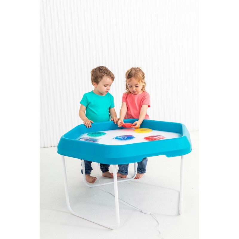 Bandeja sensorial Led Tuff Tray con soporte ajustable
