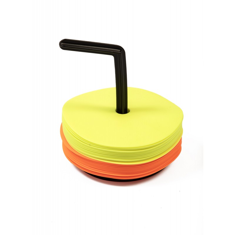 FLAT RUBBER CONE SET (PICK + 24 CONES)