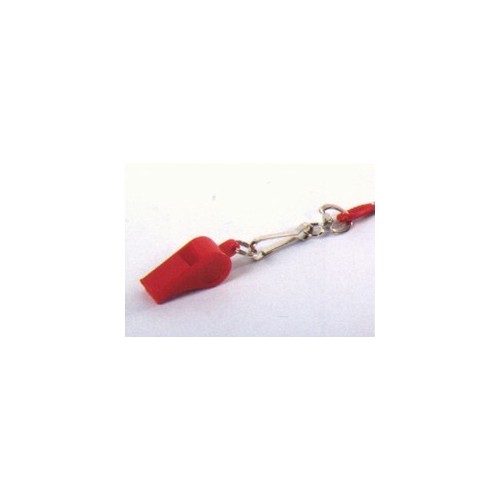 Plastic Whistle With Rope In Skin Pack