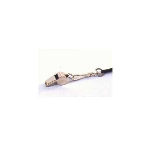 METAL WHISTLE WITH LANYARD (BLISTER) - 24-PACK BOX