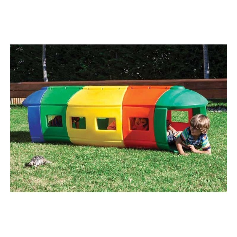 New Train Tunnel (Head+Tail+Tree Wagons)
