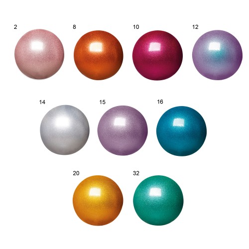 Pelota de Caucho Glitter Glow