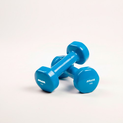 Vinyl Dumbbells 1 kg (Set of 2)