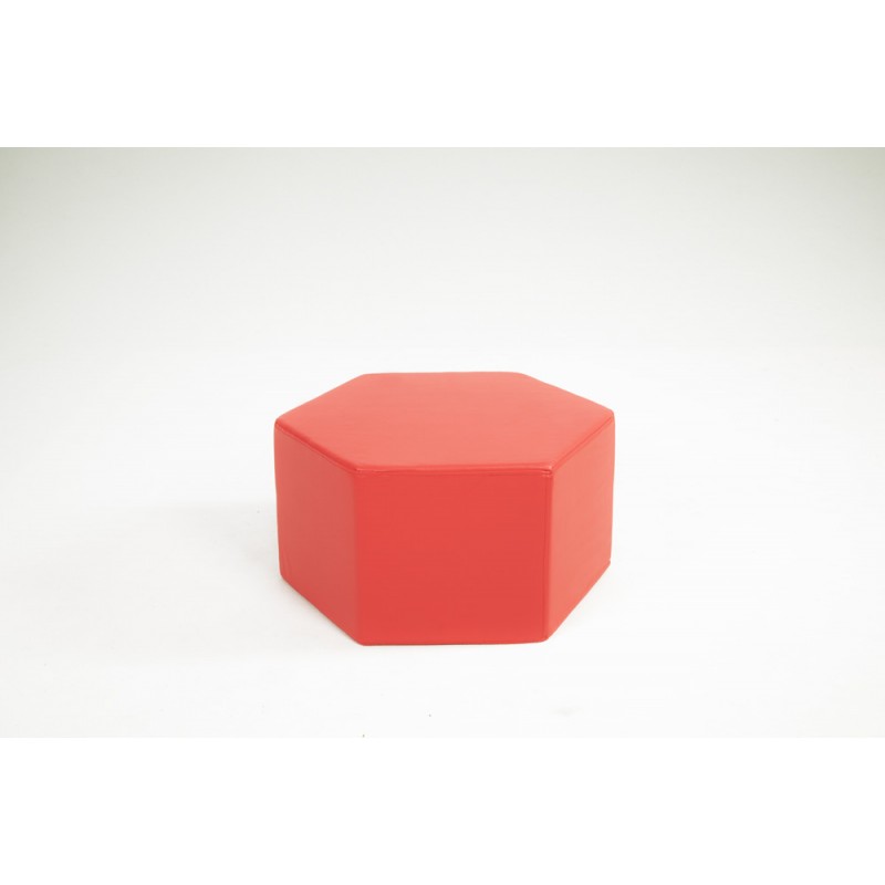 Hexagon foam leather table