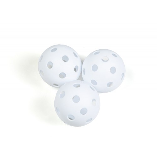 Pelota hockey dura Ø70mm con agujeros. Pack 6 u.