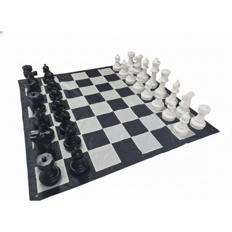 Chess And Checker Giant Board. In Nylon.