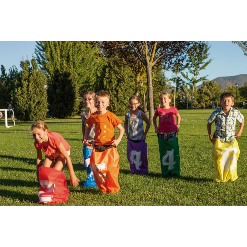 Race Sacks Set. Set Of 6 Units.