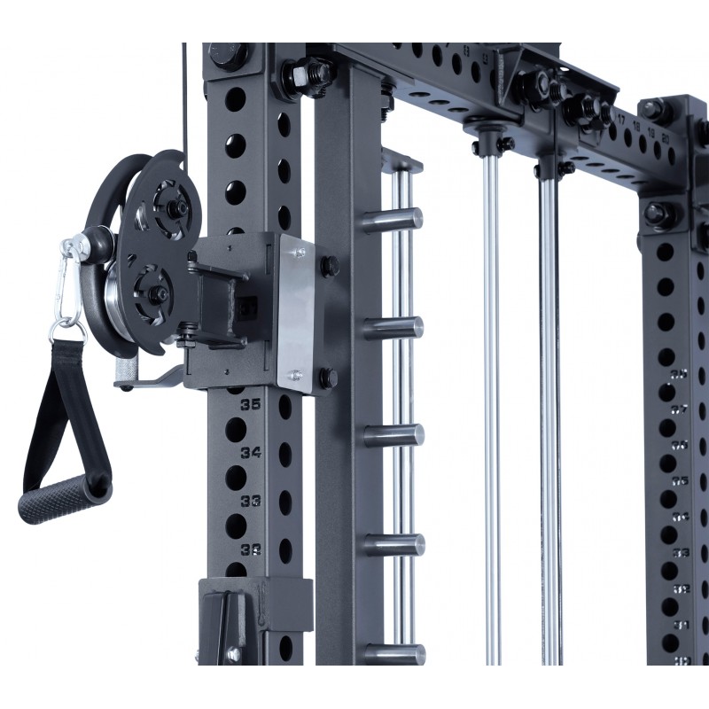 Professional Multifunctional Cage | Power Rack + Smith + Dual Pulley Pro Series