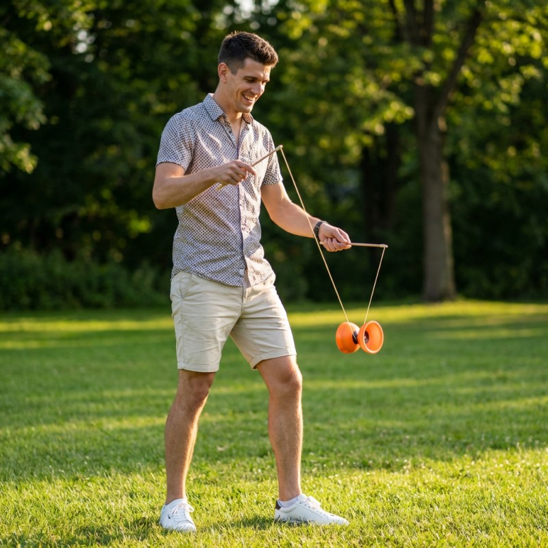 Thermo Rubber Diabolo Ø 80 mm with Beech Sticks