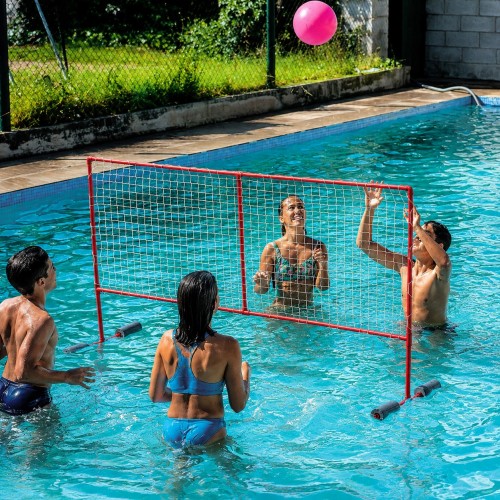 Floating Volleyball Set – Posts with Net 186 x 100 cm