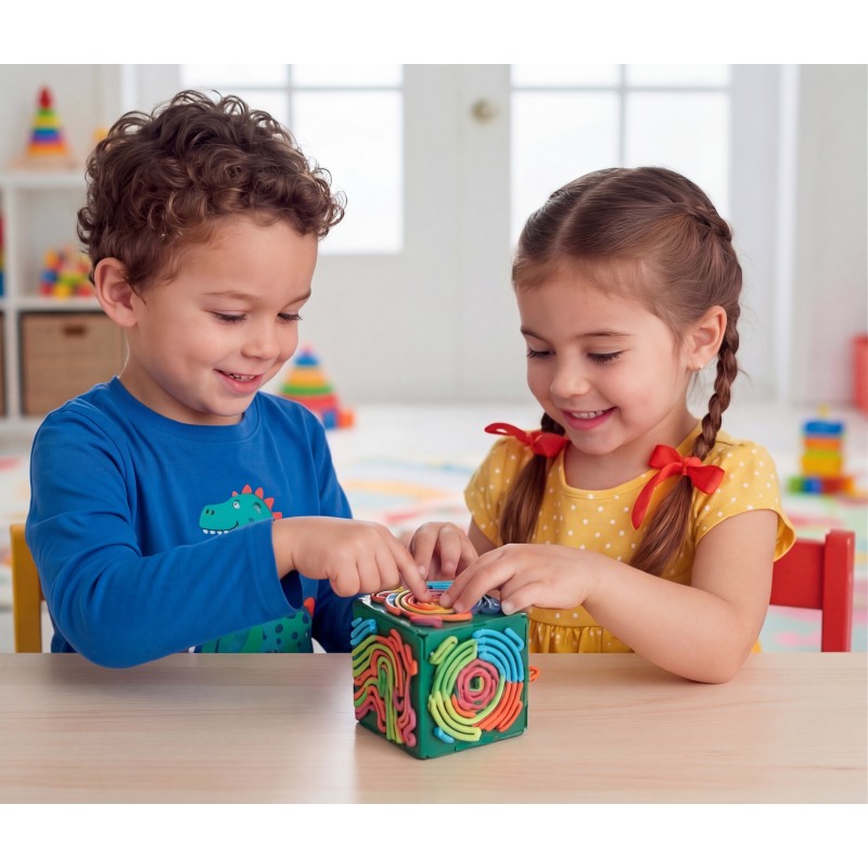 Sensory Activity Cube Cognitive Development Toy Kids