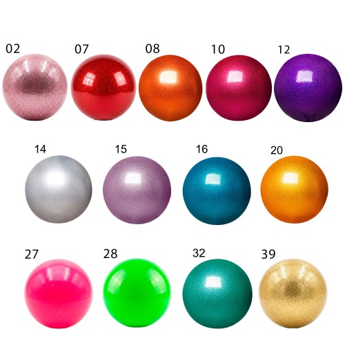 Pelota de Caucho Glitter Glow