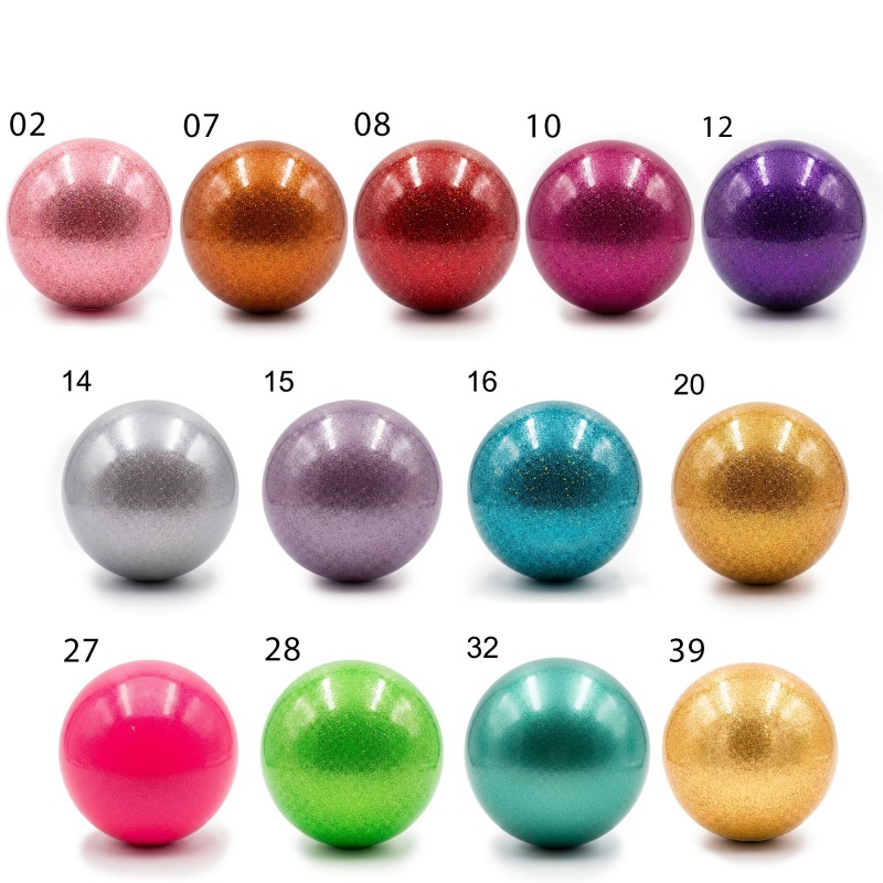 Pelota de Caucho Glitter Glow