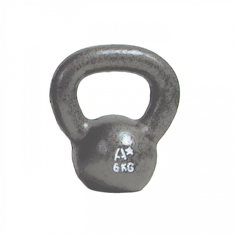 Cast Iron Kettlebell – Black, 4 to 32 kg