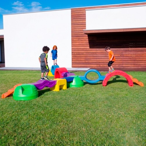 Recorrido Motriz Sensorial 7 Piezas – Circuito Modular Infantil